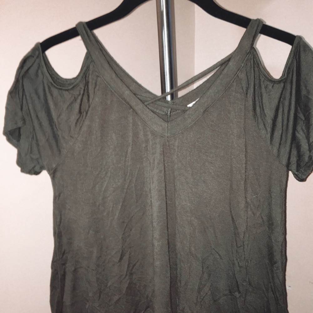 Green shirt